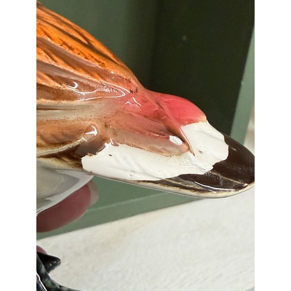 Vintage Goose Figurine – Goofy Ceramic Decor Cottagecore - Picture 10 of 13